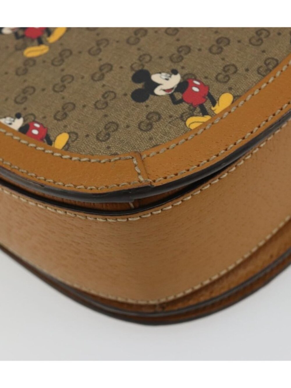 GUCCI Micro GG Supreme GUCCIxDisney Bag PVC Beige Gold 602694 - Picture 8 of 16